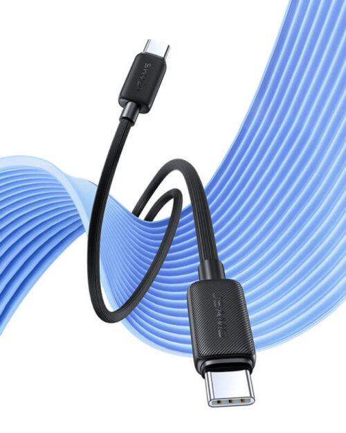 USAMS - KY Series - Type-C to Type-C - 60W Striped Charging & Data Cable - Image 11