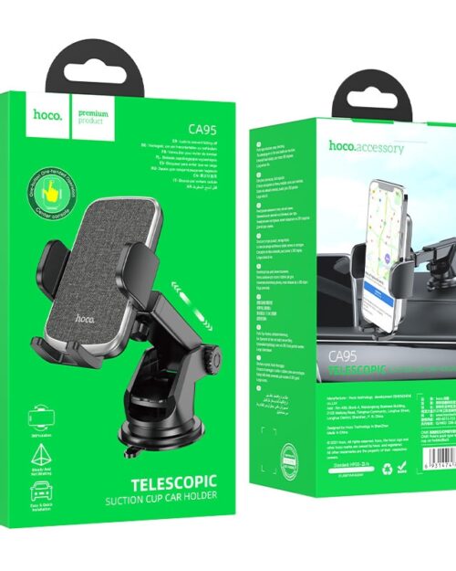 Hoco CA95 Polaris Premium Universal Suction Car Dash Holder - Image 6