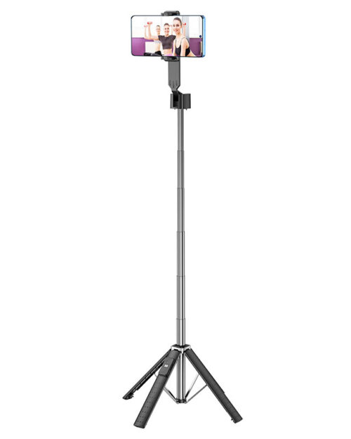 Hoco K18 Live Broadcast Wireless Tripod Selfie Stick - Image 2