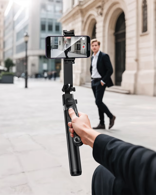 Hoco K32 Soporte 360 Degree Face Tracking Smart Live Broadcast Holder Selfie Stick - Image 6