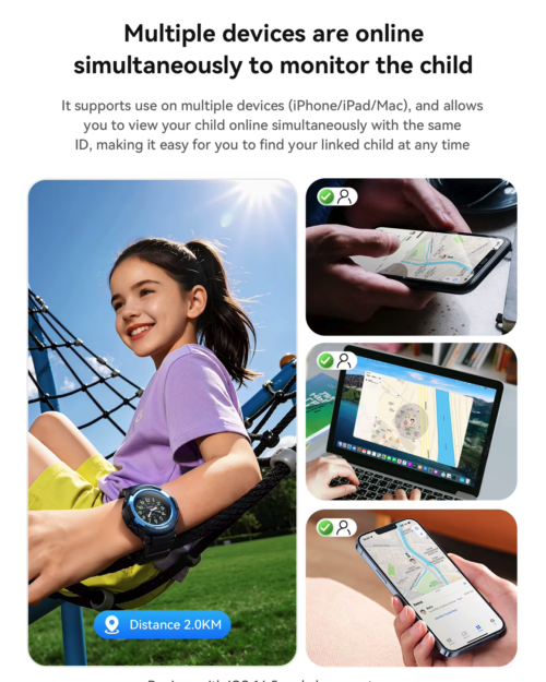 Hoco E112 Kids Quartz Anti-Lost Device Watch - Image 7
