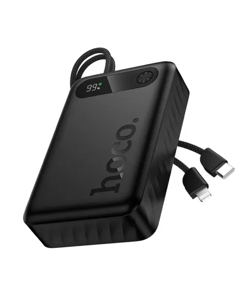 Hoco J171A Edge 22.5W+PD20W Power Bank with (Type-C & Lightning) Cables (20000mAh) - Image 3