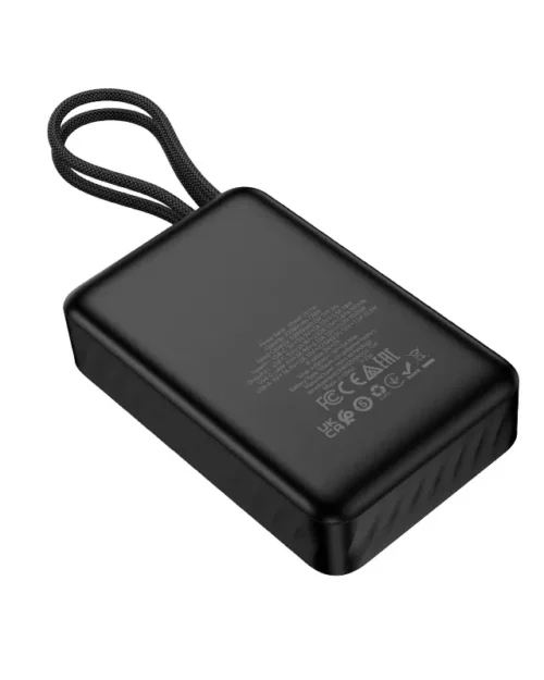 Hoco J171A Edge 22.5W+PD20W Power Bank with (Type-C & Lightning) Cables (20000mAh) - Image 5