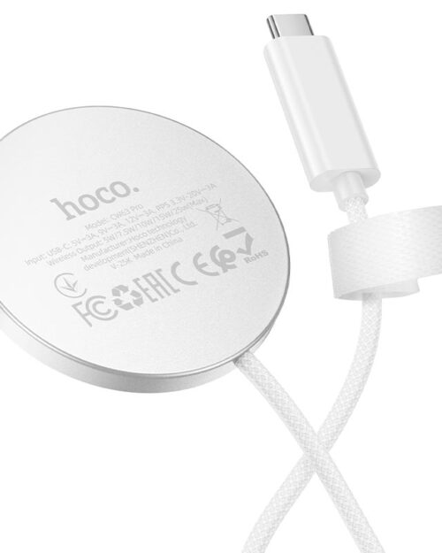 Hoco CW63 Pro Fast Qi2.2 Magnetic Wireless Fast Charger 25W - Image 3