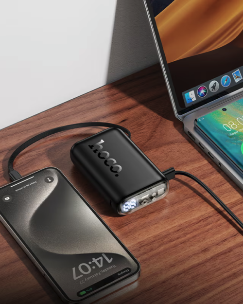 Hoco J157 Leader (22.5W+PD20W) Power Bank with Type-C Cable (10000mAh) - Image 7